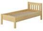 Hohes Holzbett 100x200 breites Seniorenbett Einzelbett Zubeh�r w�hlbar V-60.55-10