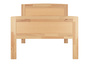 Einzelbett Buche hohes Seniorenbett 90x220 �berl�nge V-60.72-09-220
