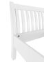 Wei�es, breites Einzelbett 120x200 Kiefer massiv V-60.61W-12
