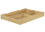 Doppelbett Massivholz 140x200 Komplettset Bett mit Staukasten V-60.33-14