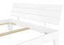 Wei�es Doppelbett in �berl�nge 160x220 Bettgestell Holzbett Massivholz Kiefer Wei� V-60.54-16-220W