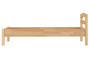 �berlanges Holzbett Buche natur 100x220 Holzbett Zubeh�r w�hlbar V-60.73-10-220