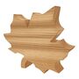 Holzblatt Ahornform aus Esche Herbstdekoration Gr��e w�hlbar V-40.13-Ahornblatt