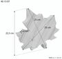 Holzblatt Ahornform aus Esche Herbstdekoration Gr��e w�hlbar V-40.13-Ahornblatt