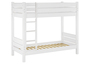 Stockbett f�r Erwachsene wei� 90x200 mit gro�er Nische Zubeh�r w�hlbar V-60.16-09W