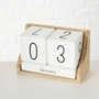 Stilvoller Manja Holz Kalender W�rfel - 6-teiliges System f�r jeden Tag organisieren!