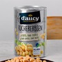 daucy Kichererbsen - 100% ohne Salz und Zuckerzusatz,  4 Pack = 12 x 110 Gramm Dose