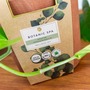 BOTANIC SPA Badeset mit Holzeimer - Duschgel, Bodylotion & Seife im Geschenkset