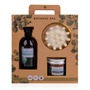 BOTANIC SPA Badeset - Duschgel, K�rpercreme & Massageb�rste, 3-teiliges Pflege-Set
