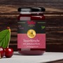Faller Sauerkirsch-Konfit�re mit Jamaica-Rum: Hausgemachter Genuss, 60% Frucht, 330g