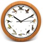 Wanduhr mit 12 original Vogelstimmen und automatischer Nachtabschaltung (franz�sisch)