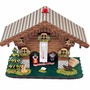 Original Wetterstation Bayern: Holz, Made in Germany, 12 cm, Mit Thermometer