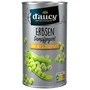 daucy Erbsen - 100% ohne Salz & Zuckerzusatz,   6 x 285g Dosen