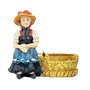 FeineHeimat Schwarzw�lderin mit Bienenkorb - Dekofigur aus Steinharz