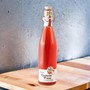 Les Confitures du Climont Rhabarber-Erdbeer Sirup 0,5L - Handgefertigt aus dem Elsass