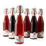 Les Confitures du Climont Rhabarber-Erdbeer Sirup 0,5L - Handgefertigt aus dem Elsass