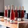 Les Confitures du Climont Rhabarber-Erdbeer Sirup 0,5L - Handgefertigt aus dem Elsass