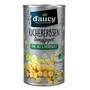 daucy Kichererbsen - 100% ohne Salz und Zuckerzusatz,  4 Pack = 12 x 110 Gramm Dose