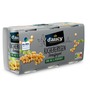 daucy Kichererbsen - 100% ohne Salz und Zuckerzusatz,  4 Pack = 12 x 110 Gramm Dose