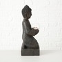 Erwecke Spiritualit�t im Garten: FeineHeimat Buddha Figur mit Windlicht, 44 cm