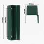 Tor-Anschlag f�r Gittertorschl�sser - kurz - Aluminium - 170 x 35 x 55 mm - DIN links / rechts