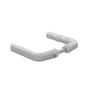 T�r-Dr�cker-Set Aluminium - gerade mit Griffmulden - 8 mm Vierkant - Stift 8 x 68 mm - f�r 26-50 mm T�rst�rke