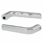 T�r-Dr�cker-Set Aluminium - gerade mit Griffmulden - 8 mm Vierkant - Stift 8 x 68 mm - f�r 26-50 mm T�rst�rke