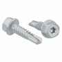 SCREW REBEL Sechskant-Bohrschraube SW10 + TX25 - Ru verzinkt - mit Bremsrippen - Bohrleistung 6 mm - �hnlich DIN 7504