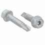 SCREW REBEL Sechskant-Bohrschraube SW10 + TX25 - Ru verzinkt - mit Bremsrippen - Bohrleistung 6 mm - �hnlich DIN 7504