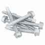 SCREW REBEL Sechskant-Bohrschraube SW10 + TX25 - Ru verzinkt - mit Bremsrippen - Bohrleistung 6 mm - �hnlich DIN 7504