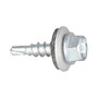 Blech-Verbinder-Schraube 4,8 x 20 mm - verzinkt - mit EPDM-Dichtscheibe  14 mm - Sechskant SW8 - ETA-Zulassung