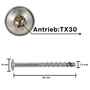 Betonschrauben - Edelstahl A4 (V4A) - Tellerkopf TX30 - ETA Option 1