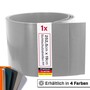 Zaun-Sichtschutzstreifen aus PP - 252x19 cm f�r Doppelstabmattenz�une, Windschutz