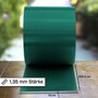 Zaun-Sichtschutzstreifen aus PP - 252x19 cm f�r Doppelstabmattenz�une, Windschutz