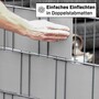 Zaun-Sichtschutzstreifen aus PP - 252x19 cm f�r Doppelstabmattenz�une, Windschutz
