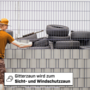 Zaun-Sichtschutzstreifen aus PP - 252x19 cm f�r Doppelstabmattenz�une, Windschutz