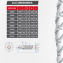Bohrschraube DIN 7504-N - Linsenkopf, OXBIT Antrieb, verzinkt - f�r Aluminium & Stahlblech