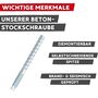 Beton-Stockschraube - Direktbefestigung in Beton - ETA Option 1 - verzinkt