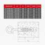 Ger�stanker mit Ringschraube  23 mm - verzinkt - f�r mittlere & leichte Lasten - f�r Voll- & Hohlbaustoffe