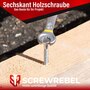 Sechskant - Holzschraube - DIN-571 - verzinkt