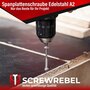 SCREW REBEL Spanplattenschraube Edelstahl A2 mit Cutspitze, TX Antrieb