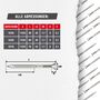SCREW REBEL Terrassenschrauben ST-FIX - Edelstahl A2 - TX 25 - Zier-Senkkopf - Teilgewinde mit Schaftfr�ser - Type-17-Cutspitze