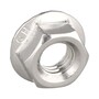 DIN 6923 Sechskantmutter mit Flansch und Sperrverzahnung, Edelstahl A2