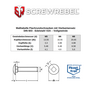 Schlossschraube DIN 603 - Edelstahl A2 - Flachrundkopf mit Vierkantansatz - f�r Holz- & Metallverbindungen