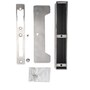Stahl Gegenkasten f�r Kastenschloss - blank - 172 x 60 x 30 mm - mit V2A Schlie�blech - vorbereitet f�r E-�ffner - sandgestrahlt