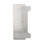 Stahl Gegenkasten f�r Kastenschloss - blank - 172 x 60 x 30 mm - mit V2A Schlie�blech - vorbereitet f�r E-�ffner - sandgestrahlt