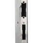 Stahl Gegenkasten f�r Kastenschloss - blank - 172 x 60 x 30 mm - mit V2A Schlie�blech - vorbereitet f�r E-�ffner - sandgestrahlt