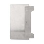 Stahl Gegenkasten f�r Kastenschloss - blank - 172 x 94 x 30 mm - mit V2A Schlie�blech - vorbereitet f�r E-�ffner - sandgestrahlt