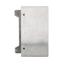 Stahl Gegenkasten f�r Kastenschloss - blank - 172 x 94 x 30 mm - mit V2A Schlie�blech - vorbereitet f�r E-�ffner - sandgestrahlt