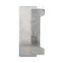 Stahl Gegenkasten f�r Kastenschloss - blank - 172 x 60 x 40 mm - mit V2A Schlie�blech - vorbereitet f�r E-�ffner - sandgestrahlt